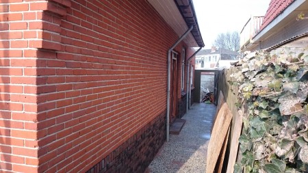 zijgevel ge zandstraald
